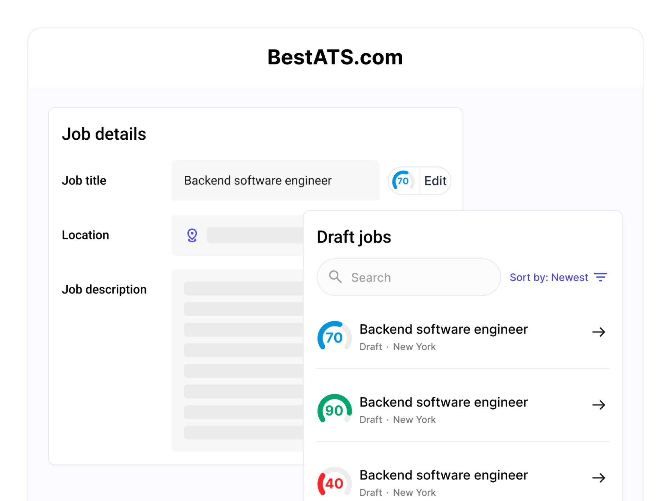 This image shows how Datapeople's web browser overlay makes it effortless to gain efficiency and effectiveness of the Datapeople platform directly in your ATS